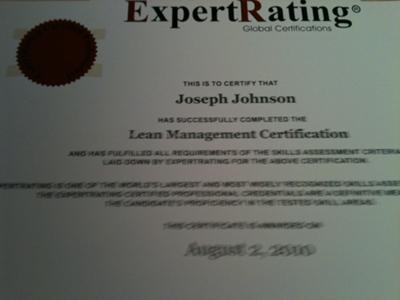 Lean Certification